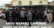 ŞEHİTLER VE GAZİLER ANILDI