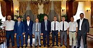 SENDİKACILAR VALİ KARALOĞLU’NU ZİYARET ETTİ