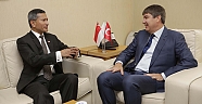 Singapur Dışişleri Bakanından Başkan Türele Ziyaret