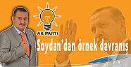 Soydan’dan örnek davranış