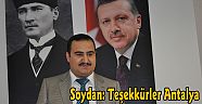 Soydan: Teşekkürler Antalya
