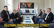 SÜLEYMAN ŞAHİN’DEN KONSEY’E ZİYARET