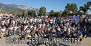 TÜREL'DEN BİSİKLET FESTİVALİNE DESTEK