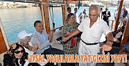 UYSAL YAŞLILARLA YAT GEZİSİ YAPTI