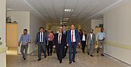 VALİ KARALOĞLU KADIN DOĞUM VE ÇOCUK HASTANESİNDE İNCELEMELERDE BULUNDU