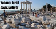 Yabancı turist sayısı artıyor