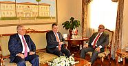 YARGITAY BAŞKANI İSMAİL RÜŞTÜ CİRİT VALİ KARALOĞLU'NU ZİYARET ETTİ