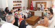 Yeni Atanan Öğretmenler Başkan Tursun’u ziyaret etti.