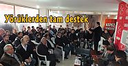 Yörüklerden tam destek