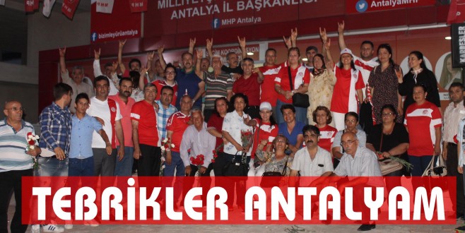 “TEBRİKLER ANTALYAM”