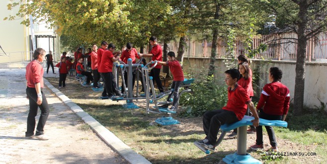 Tekkeli Öğrencilerin Spor Mutluluğu