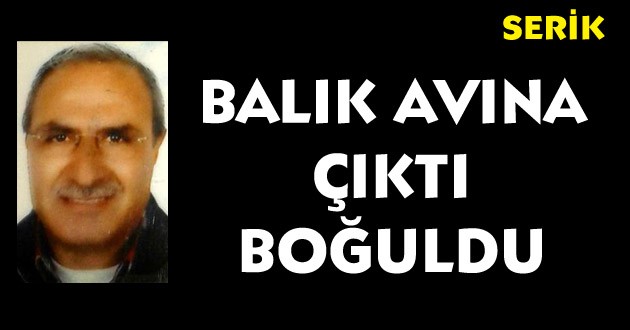 Tekne Alabora Oldu, Amatör Balıkçı Boğuldu