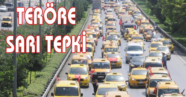 TERÖRE ANTALYADAN SARI TEPKİ