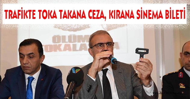 TRAFİKTE TOKA TAKANA CEZA, KIRANA SİNEMA BİLETİ