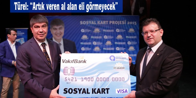 Türel: “Artık veren al alan eli görmeyecek”