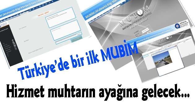 Türkiye’de bir ilk MUBİM