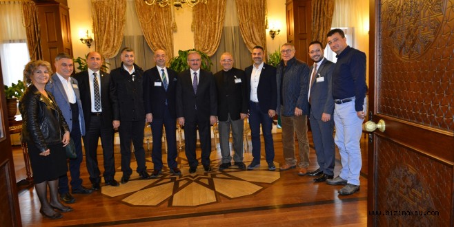 VALİ KARALOĞLU VAN KÜLTÜR VE DAYANIŞMA VAKFI YÖNETİCİERİNİ KABUL ETTİ