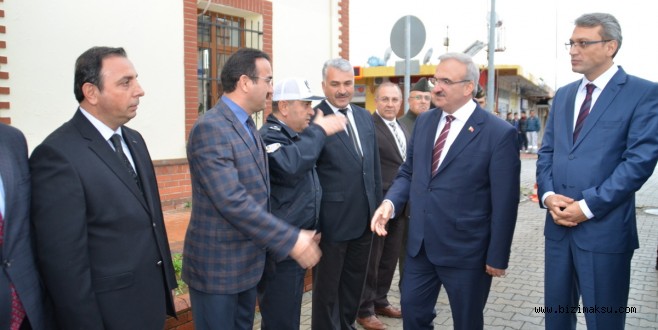 VALİ MÜNİR KARALOĞLU GAZİPAŞA'YI ZİYARET ETTİ
