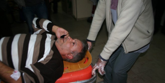 YAYA'YA KAMYONET ÇARPTI