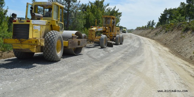 Yaylaalan yolu asfalta kavuşuyor