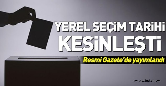 YSK AÇIKLADI YEREL SEÇİMLER 31 MART 2019’DA